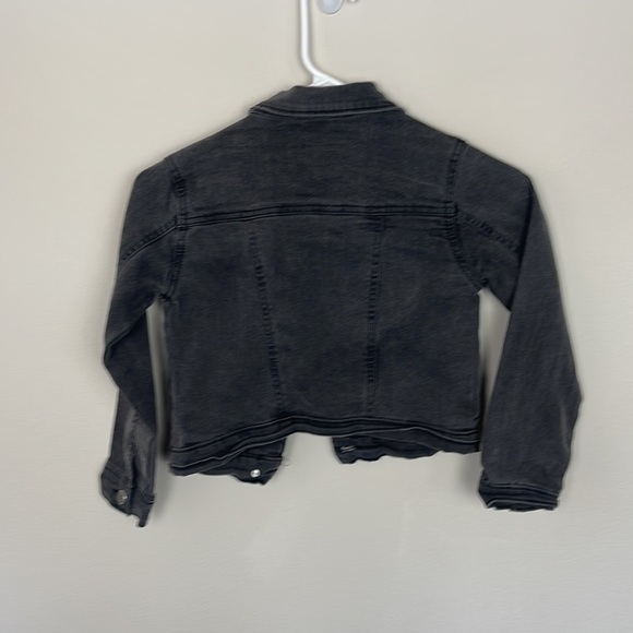 black denim jacket, old navy size 6-7 - Picture 3 of 3